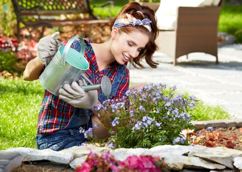Screen-reader friendly landscaping content layout