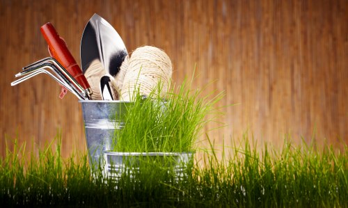 Planting and low-maintenance landscape gardening in a Colindale outdoor space